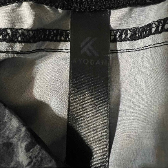 Kyodan Snakeskin Print Joggers Women L Grey Black Activewear Drawstring Pants - Picture 3 of 8